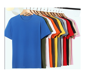 OEM Logo personnalisé Design unisexe impression personnalisée bûche 180g coton peigné T-shirt fin col rond T-shirt d'été - Product Image 1