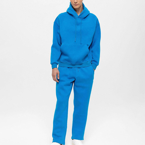 Mens Active Wear Sweat à capuche à séchage rapide Formation Loisirs Workout Vêtements Hommes Sérigraphie Survêtement Deux Pièces Fitness Outfit - Product Image 2