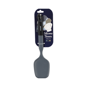 Heat-Resistant <b>Silicone</b> Turner with Plastic Handle Non-Stick Cooking Spatula - Product Image 1