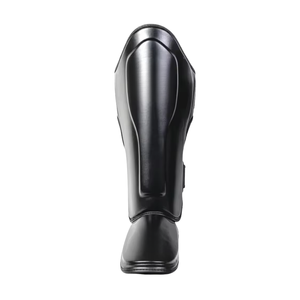 Espinilleras de Muay Thai con Logotipo Personalizado OEM/ODM - Espinilleras de Piel Genuina para MMA, Entrenamiento y Sparring - Protección Profesional Personalizada - Product Image 2