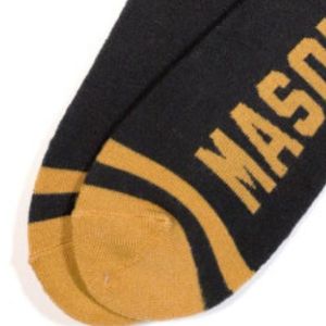 Calcetines Mason negros Unisex 83% logotipo acrílico tejido calcetines cómodos elásticos lavado a máquina Casual College ropa griega par - Product Image 6