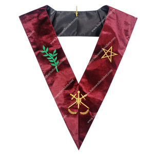 REGALIA MASÓNICA RITO ESCOCÉS AASR 14 GRADO MAESTRO DE CEREMONIAS COLLAR - Product Image 1