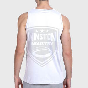 Camiseta sin mangas deportiva transpirable de precio de fábrica para hombre, camiseta sin mangas deportiva holgada personalizada - Product Image 2