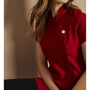 Lady Beautician Thai Massage Spa Thai Massage Tunic <b>Uniforms</b> Work Wear <b>Uniform</b> Set for <b>Hotel</b> Salon - Product Image 3