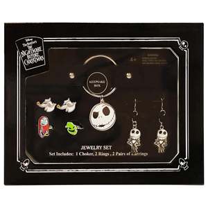 ต่างหูแบบห่วง จี้รูปปลา ต่างหูแบบห้อย สร้อยคอ ชุดเครื่องประดับแฟชั่นธีมคริสต์มาสนอนฝัน ของแจ็ค สเกลตัน แบบ OEM/ODM ปรับแต่งได้ สั่งซื้อโดยตรง - Product Image 1