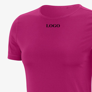 Camiseta Casual 2026 para Mujer, Diseño de Color Sólido y Logotipo Personalizable, Estilo Elegante y Cómodo para Usar Todo el Día, Precio de Fábrica - Product Image 3