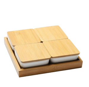 Boîte de rangement en bois gravée à la main avec couvercle, boîte décorative ronde pour fruits secs, épices - Product Image 5