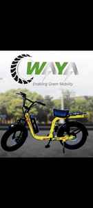 Vélo électrique hybride Waya Zulu 250 avec un design durable et des pneus conçus pour les rues indiennes et les trajets quotidiens. - Product Image 2