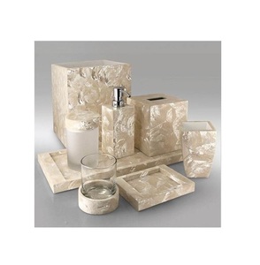 Vente en gros d'ensemble d'accessoires de salle de bain avec incrustation d'os personnalisé Accessoire pour chambre d'hôtel meilleure qualité meilleure vente - Product Image 4