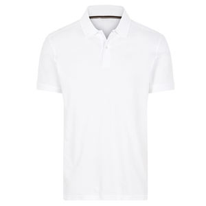 Vêtements de golf anti-froissement, brodés, imprimés, design personnalisé, poche, blanc uni, noir, coton, coupe ajustée, t-shirts de golf pour hommes - Product Image 1