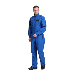 Traje de trabajador de alta calidad Uniforme Algodón Lino Poliéster Impreso con pantalones y camisa para mono de vuelo - Product Image 2
