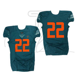 Nouveau style uniforme de football américain pour adultes respirant imprimé à manches courtes fabriqué au Pakistan - Product Image 6