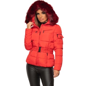 Veste matelassée en duvet pour femme, nouvelle arrivée, tissu personnalisé, manteau d'hiver décontracté, veste matelassée à blocs de couleur, vêtements d'extérieur pour femmes - Product Image 1