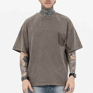 Dernier modèle de t-shirts imprimés pour hommes Boxy Fit Blank Design/vêtements de marque personnalisée vêtements Slim Fit pour hommes t-shirts imprimés Trapstar - Product Image 5