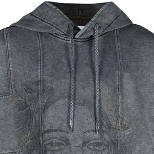 Glory Custom Sweat-shirt à capuche pour homme 100% Coton 400 g/m² avec logo personnalisé, délavé à l'acide, coupe oversize - Product Image 4