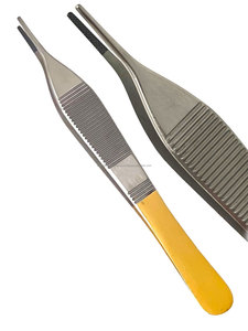 คีมจับเนื้อเยื่อแบบแมนนวล Adson พร้อมหัวทังสเตนคาร์ไบด์ คีมผ่าตัดแบบไม่ลื่นไถล  เครื่องมือผ่าตัดทางทันตกรรม TC - Product Image 4