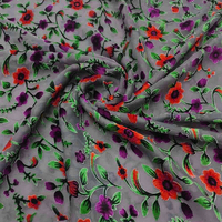 Usine Tissu Velours Italien Tissu Super Doux Canapé Velours Tissu Argent Renard Velours