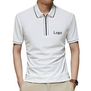 Polos de media cremallera para hombre de alta calidad 2025, camisas cómodas de algodón de talla grande con diseño de rayas elegantes, camisas transpirables y de secado rápido - Product Image 1