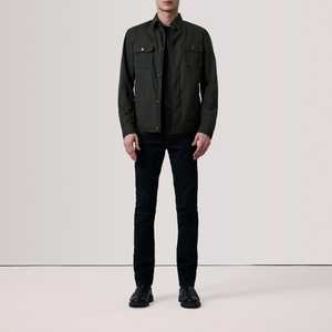 Chaquetas de lona resistente para hombre, chaqueta de invierno para exteriores sin capucha, ropa de trabajo, abrigo informal de algodón duradero para hombres - Product Image 6