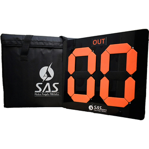 Equipo de entrenamiento de fútbol al aire libre de alta calidad: marcador de doble cara con tablero de sustitución - Product Image 4