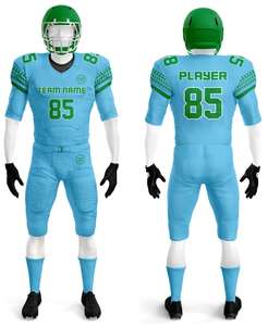 Uniforme de Fútbol Americano, Conjunto de Pantalones y Camiseta Personalizados, Tela Deportiva Sublimada, Fabricante OEM ODM, Suministro de Marca Privada - Product Image 6