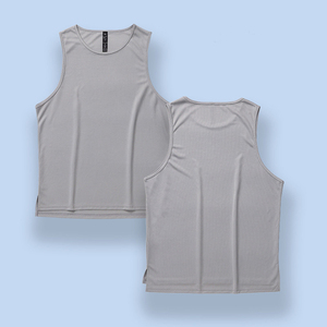 Débardeur Stringer de gymnastique de forme physique de sports d'entraînement d'OEM avec la fente - Product Image 4