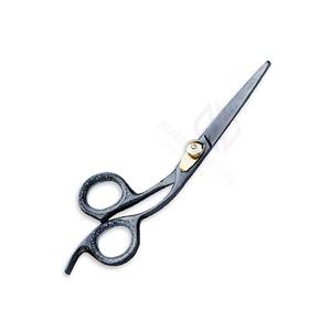 Ciseaux à cheveux incurvés en acier inoxydable tranchant, revêtement coloré, salon de beauté, usage domestique, lames de précision de qualité professionnelle - Product Image 1