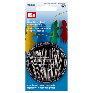 Prym 128610 Needlework Hand Sewing Cross Stitch <b>Needle</b>, Assorted Embroidery & <b>Darning</b> <b>Needles</b> in <b>Needle</b> Box - Product Image 1