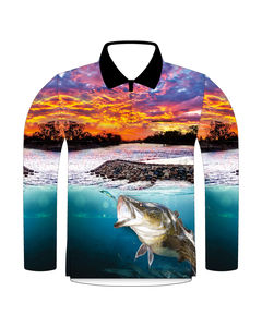 Maillots de pêche par sublimation fabriqués en usine de bonne qualité Offres Spéciales - Product Image 3