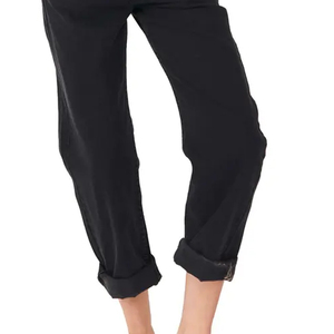 Peto de mezclilla de tacto suave para mujer más vendido, peto hecho en fábrica con servicio OEM, monos en general, diseño de talla grande - Product Image 6