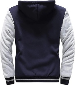 Sweat à capuche épais en polaire Sherpa durable personnalisé Sweat à capuche épais d'hiver pour hommes et femmes avec poche et fermeture éclair de haute qualité - Product Image 3