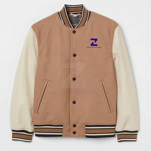 Chaqueta Universitaria Fabricada en Pakistán, Alta Calidad, 100% Algodón, Cuello Alto, Frente Ecológico, Transpirable, Chaqueta Personalizada para Hombre - Product Image 1