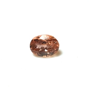 Piedra preciosa suelta de corte ovalado facetado de topacio Rosa natural para la fabricación de joyas - Product Image 1