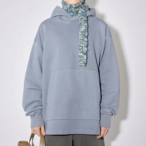 DEC Manufacturer Cotton High Quality Hoodie Streetstyle 100% Pure Cotton Sweatshirts With No <b>String</b> Oversized Hoodies For Men - Product Image 4