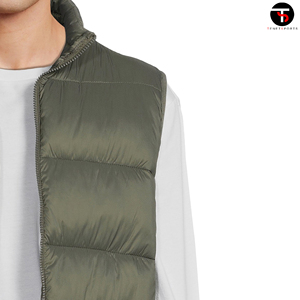 Chaleco acolchado de entrenamiento de secado rápido ajustable ligero de estilo informal para hombre, ropa exterior transpirable de alta calidad para invierno - Product Image 5