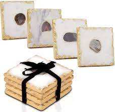 Unique Design Marble <b>Coasters</b> Look Tea Coffee <b>Wine</b> <b>Coaster</b> for Kitchen & Tabletop Table Decoration & Accessories - Product Image 5