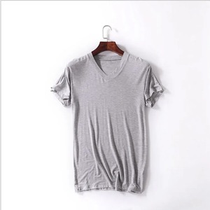 Offre Spéciale Hommes 100% Coton T-Shirt Haute Qualité 300 Gsm Col Épais Lourd Long Surdimensionné Personnalisé Solide Blanc Jersey Avant - Product Image 5