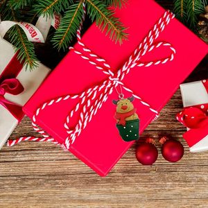 24 Mini 8cm di natale palla e albero ornamenti di Babbo Natale pinguino gufo e renna ciondoli in PVC decorazioni natalizie Festive - Product Image 2