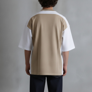 AFSAR SPORTS - Camiseta de Cuello Redondo de 250 g/m², Diseño 3D, Estilo Vintage Lavado al Ácido, Tejido de Punto, Bordada, 100% Algodón, Transpirable y Ecológica - Product Image 5