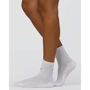 Calcetines de Tobillo Tejidos Cálidos para Invierno, Nailon Transpirable con Bordado de Personajes, Talla Única, Color Blanco Marshmallow - Product Image 1