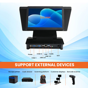 Máy tính để bàn point of Sale tiền mặt đăng ký thiết bị đầu cuối với NFC, MSR, DALLAS key, tất cả trong một hệ thống <span class=keywords><strong>POS</strong></span> - Product Image 4