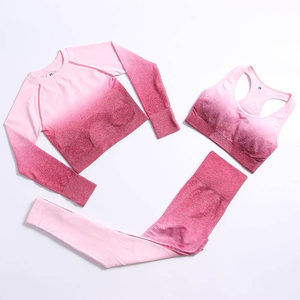 Hot Sale Multi Function Customized Stylish 2-Piece Breathable <b>Yoga</b> <b>Sets</b> for Women Available Different Sizes Colors - Product Image 6