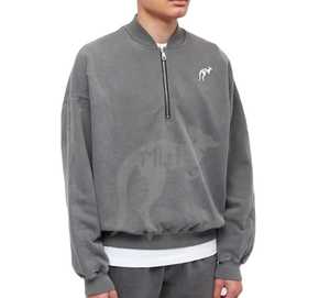Sweat-shirt à capuche pour homme, design color block, respirant, coupe classique, vêtement décontracté d'automne avec poche avant et logo - Product Image 3