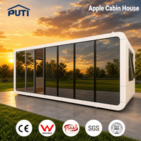 Capsule spatiale modulaire Apple Cabin 40 pieds – Faible coût d'exploitation, grande capacité, location de vacances portable