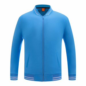 HEXIQON HI-4050 Blouson aviateur pour homme, design de haute qualité, fin, noir, rayé bleu, hiver, moto, pilote, aviateur - Product Image 6