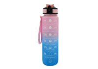 Botella de Agua 1 Litro Botella Motivacional para Hidratación Diaria