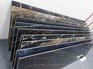 แผ่นหินพอร์ซเลนตกแต่งผนังภายในที่ทันสมัยกันลื่นออกแบบมาสำหรับใช้กระเบื้องภายใน - Product Image 6