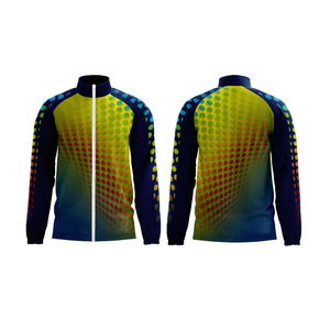 Chaqueta Deportiva Personalizada de Fábrica para Hombre, Corte Ajustado, Cuello Alto, con Cierre y Logotipo Frontal, para Entrenamiento Deportivo y Uso Diario - Product Image 3