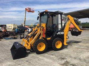 JCB Backhoe Loader Wheel Loader Diesel Engine Heavy-Duty Construction Equipment Front Bucket Hydraulic Pump New Yellow 5+ Year - Product Image 1