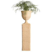 Meilleure vente 2023 rotin jardinière Pot en osier jardinière conteneurs Pots de fleurs et jardinières décoration de la maison fait à la main du Vietnam
